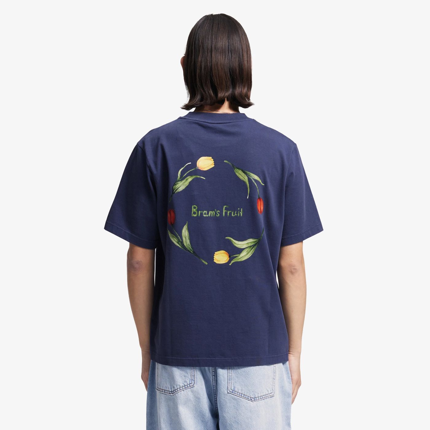 Bram’s Fruit Flora 2.0 T-shirt Donker blauw