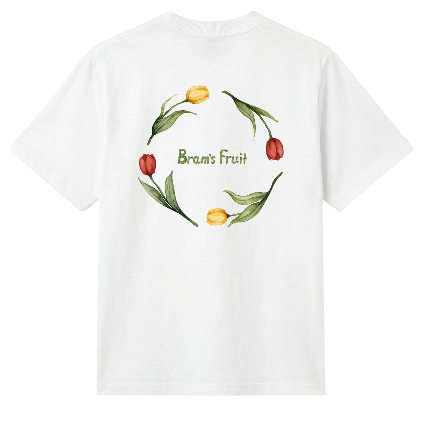 Bram’s Fruit Flora 2.0 T-shirt Wit