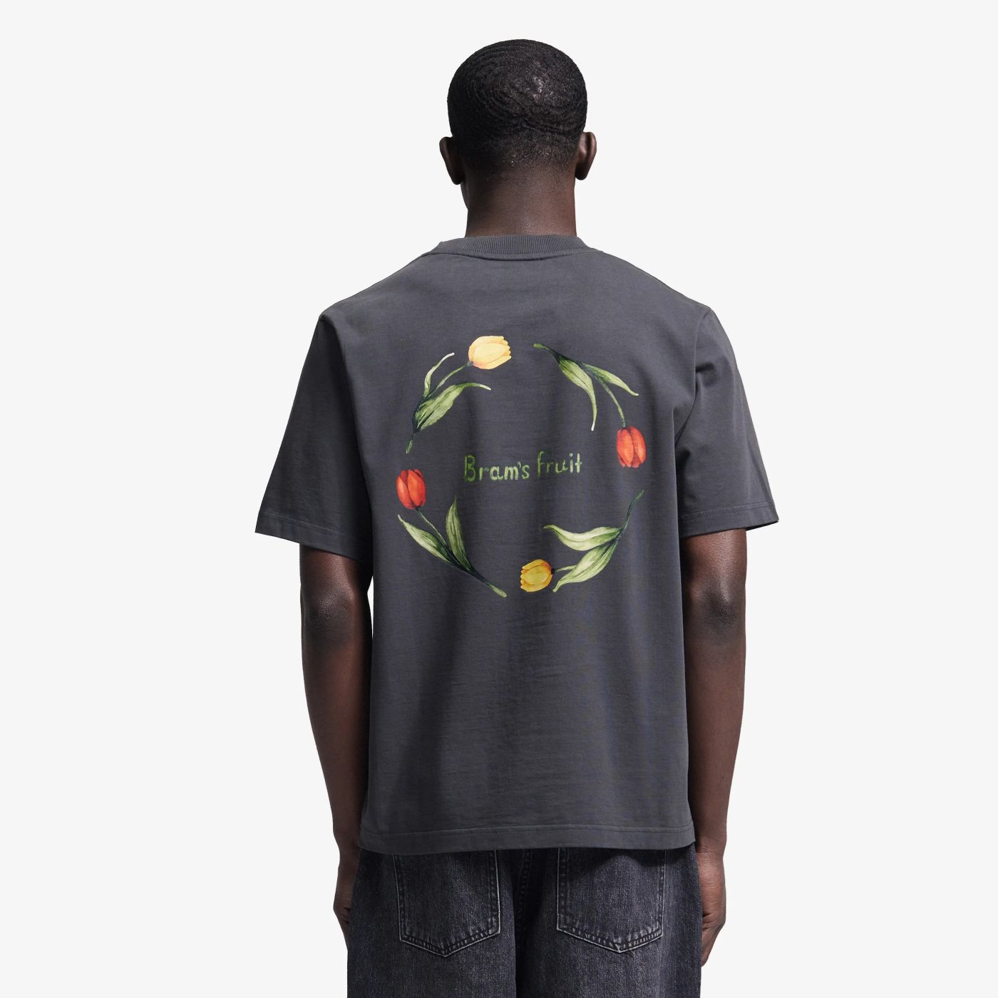 Bram’s Fruit Flora 2.0 T-shirt Zwart