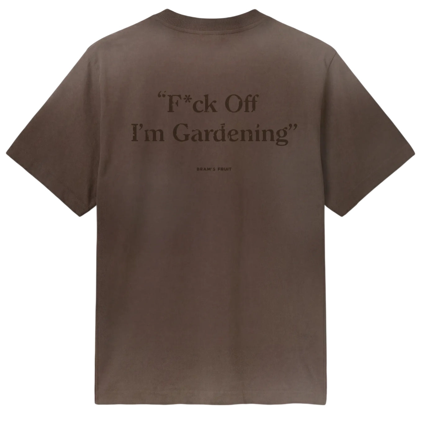 Bram’s Fruit Gardening Distressed T-shirt Bruin