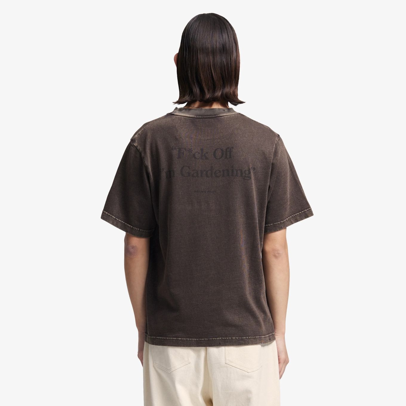 Bram’s Fruit Gardening Distressed T-shirt Bruin