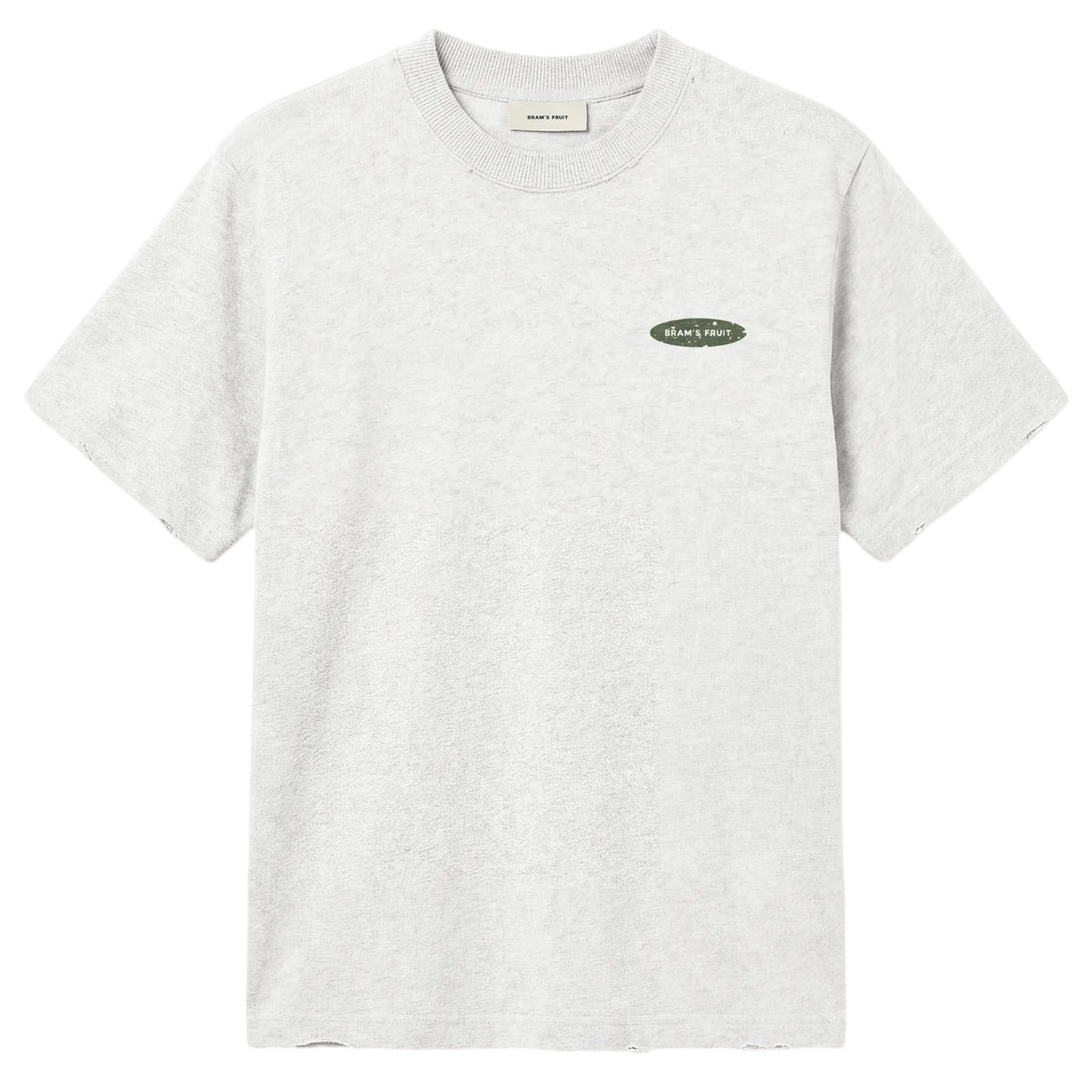 Bram’s Fruit Gardening Distressed T-shirt Grijs