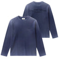 Bram’s Fruit Stamp Waffle Longsleeve T-shirt Donker Blauw