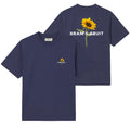 Bram’s Fruit Sunflower T-shirt Donker Blauw