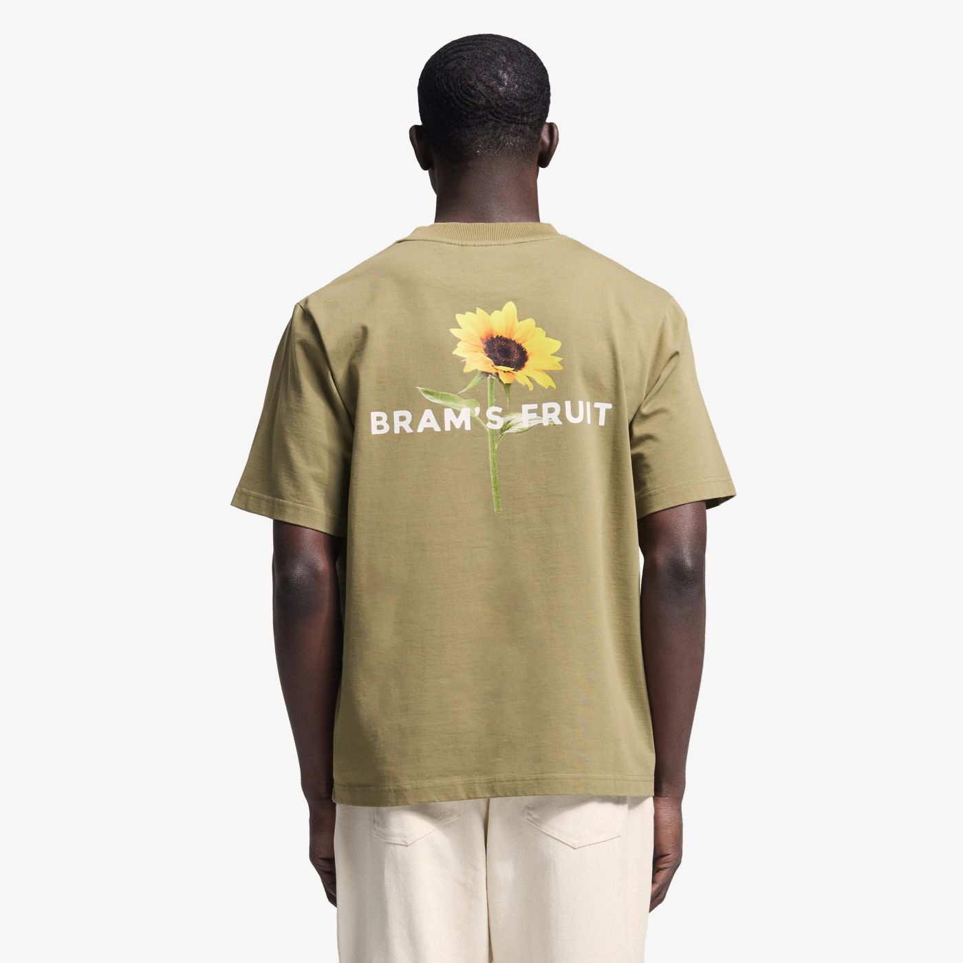 Bram’s Fruit Sunflower T-shirt Donker Groen