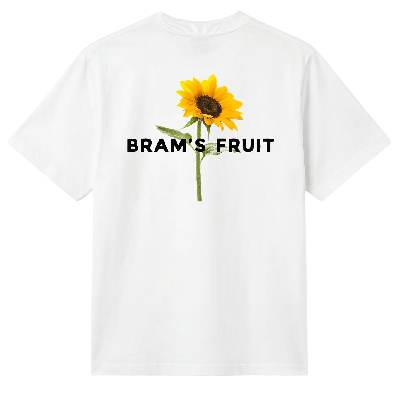 Bram’s Fruit Sunflower T-shirt Wit