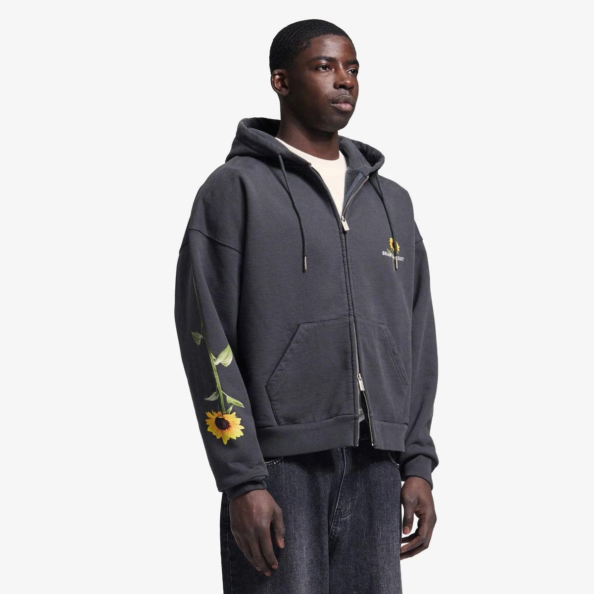 Bram’s Fruit Sunflower Vest Zwart
