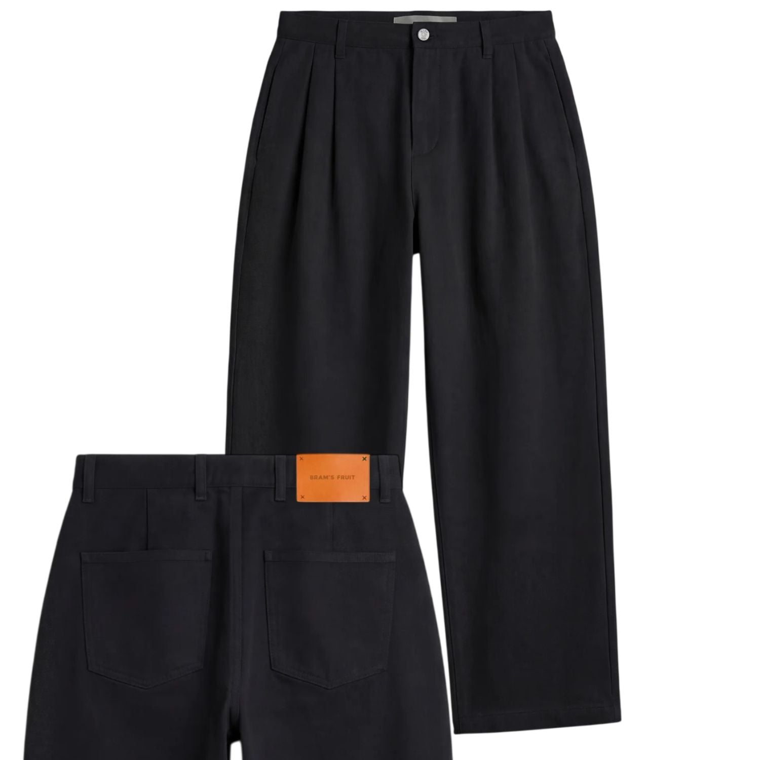 Bram’s Fruit Twill Broek Zwart