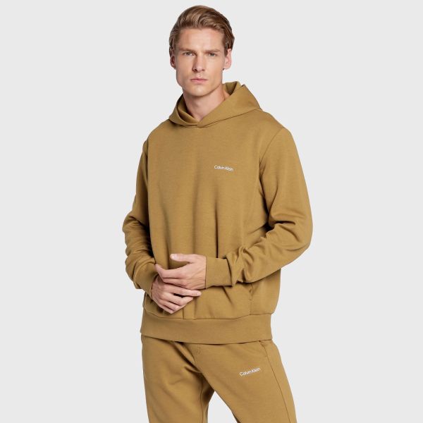 Calvin Klein Micro Logo Hoodie Bruin