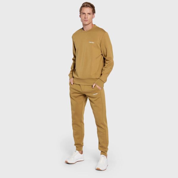 Calvin Klein Micro Logo Sweater Bruin