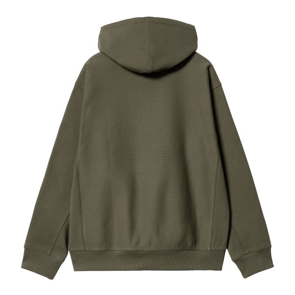 Carhartt American Script Hoodie Donker Groen
