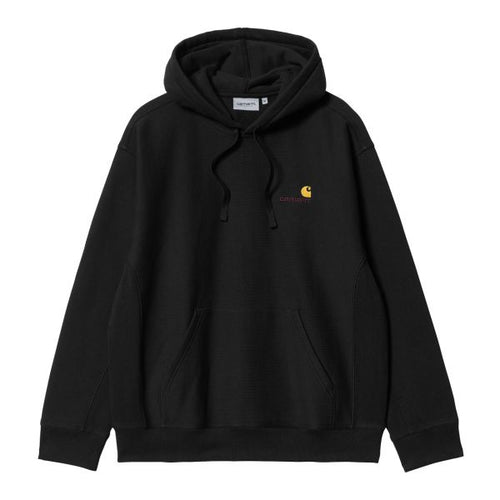 Carhartt American Script Hoodie Zwart