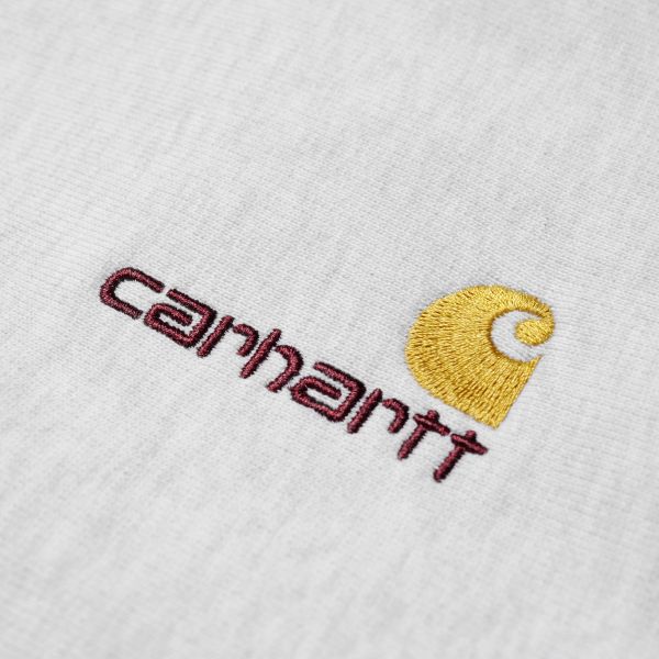 Carhartt American Script Sweater Licht Grijs