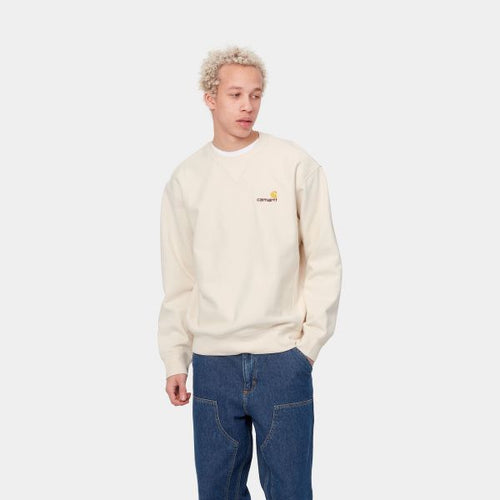 Carhartt American Script Sweater Off White