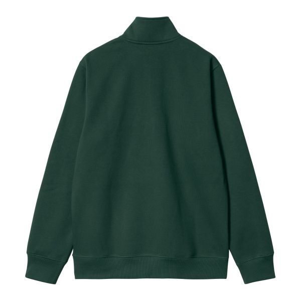Carhartt Chase Neck Zip Sweater Donker Groen