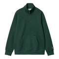 Carhartt Chase Neck Zip Sweater Donker Groen