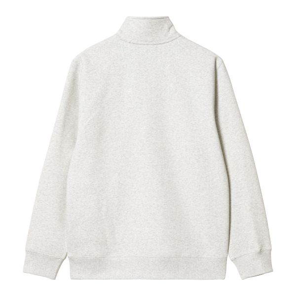 Carhartt Chase Neck Zip Sweater Licht Grijs