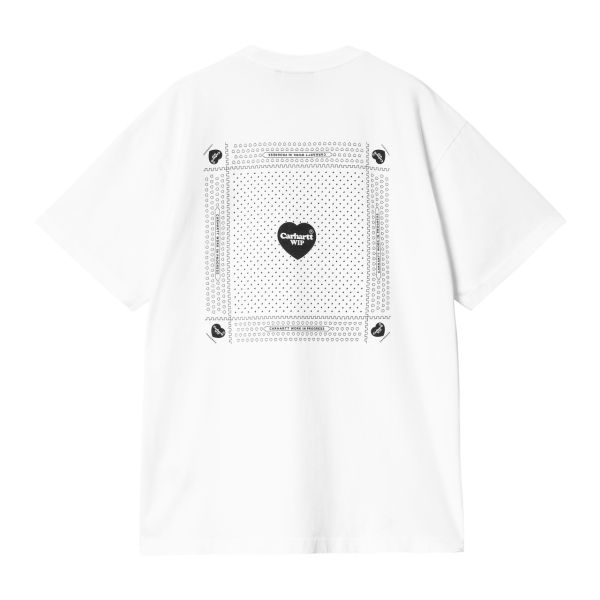 Carhartt Heart Bandana T-shirt Wit