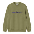 Carhartt Logo Sweater Groen