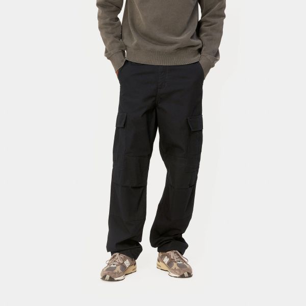Carhartt Regular Cargo Broek Zwart