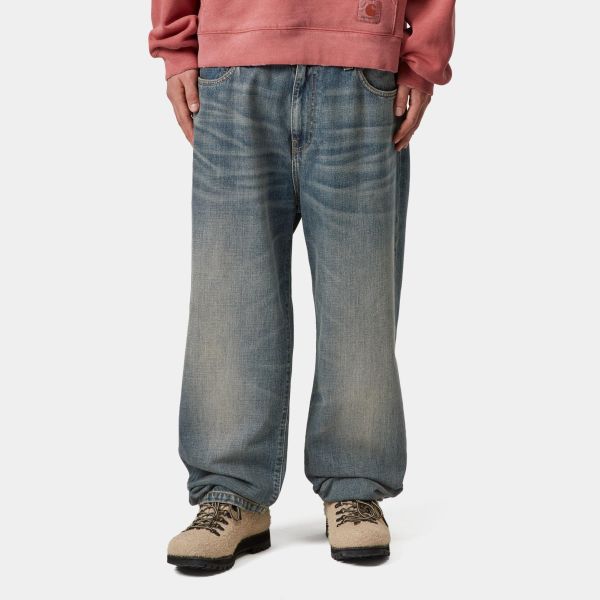 Carhartt WIP Aaron Jeans Donker Blauw
