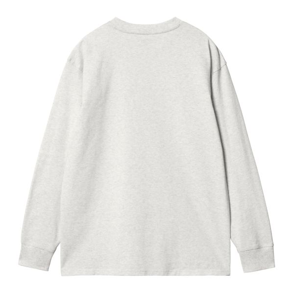 Carhartt WIP American Script Longsleeve T-shirt Grijs