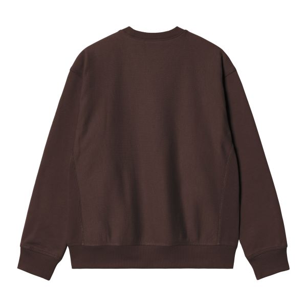Carhartt WIP American Script Sweater Bruin