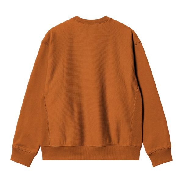 Carhartt WIP American Script Sweater Bruin
