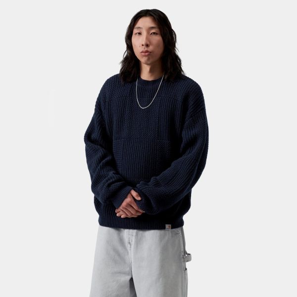 Carhartt WIP Bishop Sweater Navy