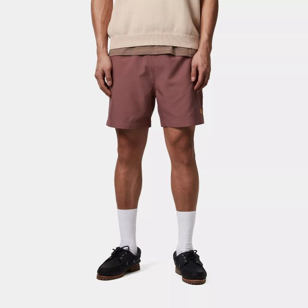 Carhartt WIP Chase Zwembroek Donker Roze