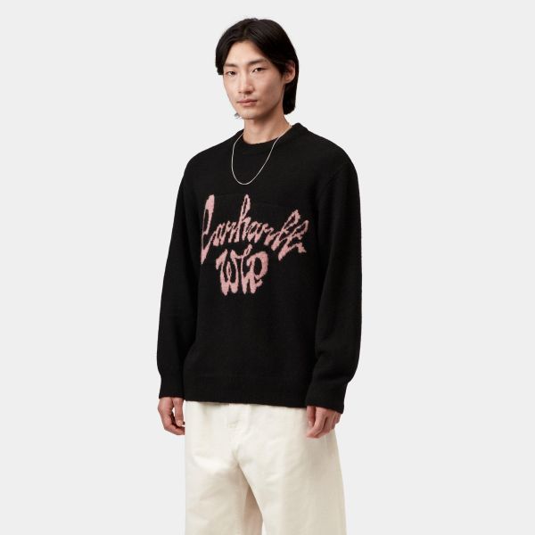 Carhartt WIP Chedda Sweater Zwart