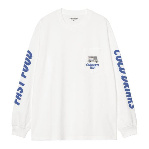 Carhartt WIP Cold Drinks Longsleeve T-shirt Wit