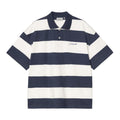 Carhartt WIP Delray Polo Navy/Wit