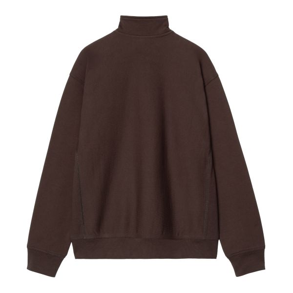 Carhartt WIP Half Zip American Script Sweater Bruin