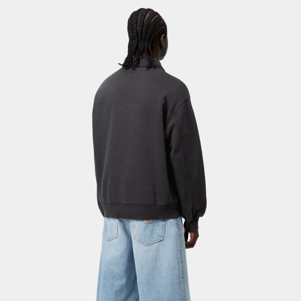 Carhartt WIP Half Zip Detroit Sweater Zwart