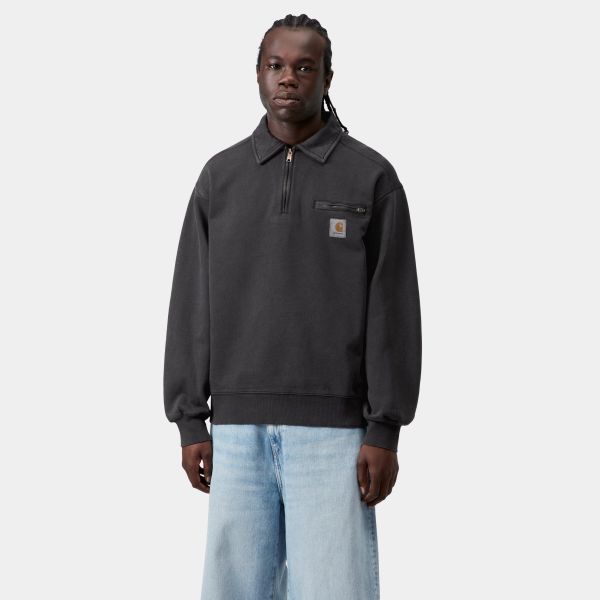 Carhartt WIP Half Zip Detroit Sweater Zwart
