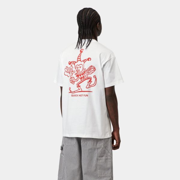 Carhartt WIP Harlequin BBQ T-shirt Wit