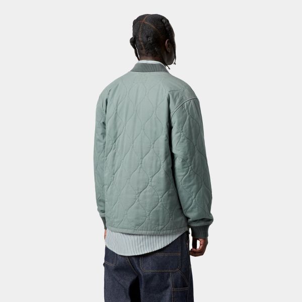 Carhartt WIP Kylan Liner Cotton Twill Jack Licht Groen