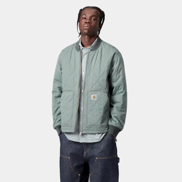 Carhartt WIP Kylan Liner Cotton Twill Jack Licht Groen