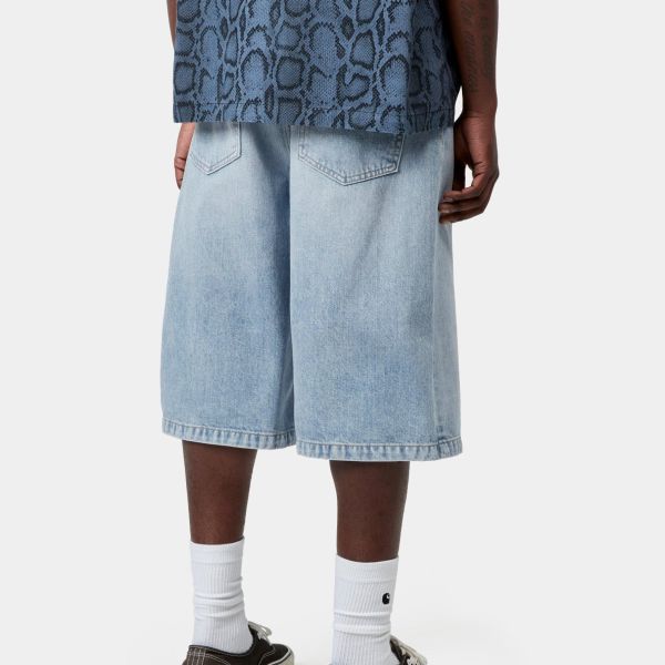 Carhartt WIP Landon Korte Broek Licht Blauw