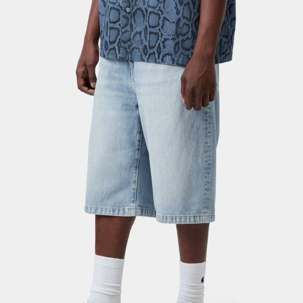 Carhartt WIP Landon Korte Broek Licht Blauw