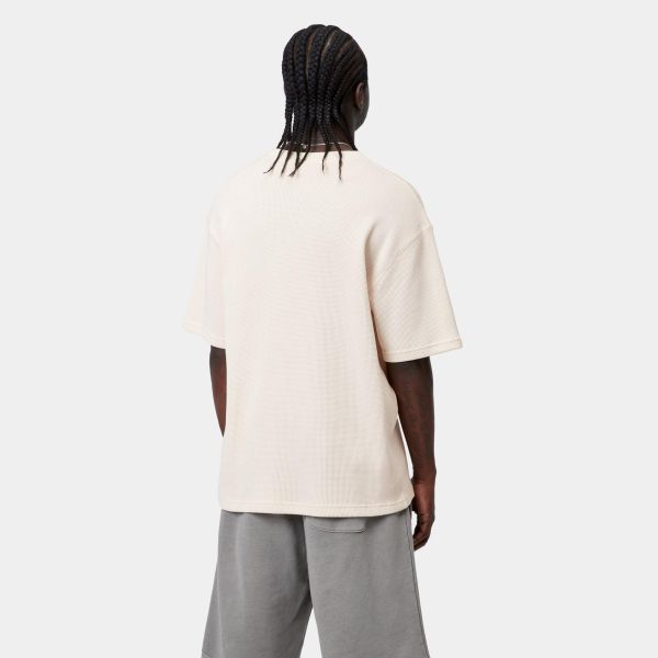 Carhartt WIP Nelson Waffle T-shirt Off White