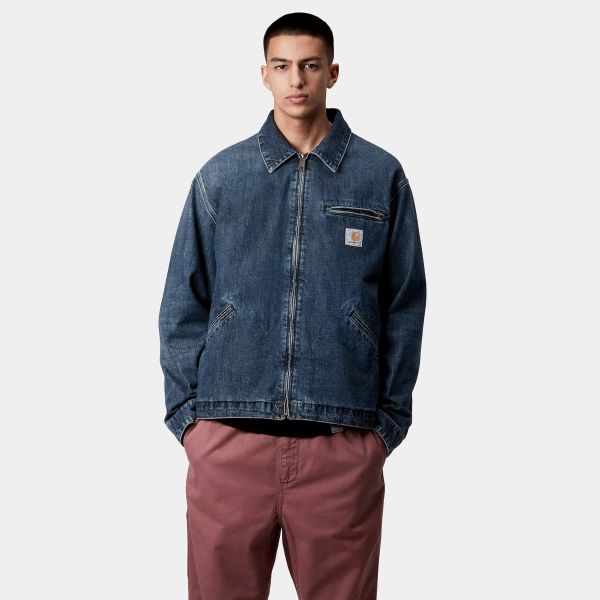 Carhartt WIP OG Detroit Jack Blauw