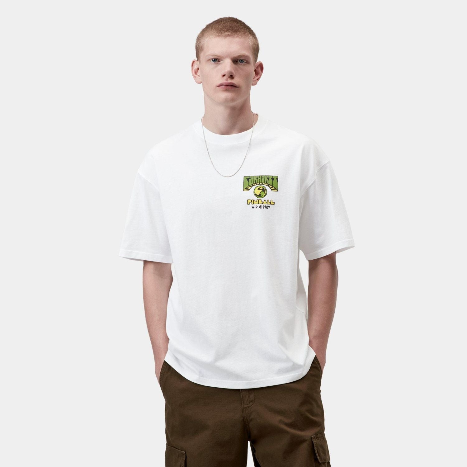 Carhartt WIP Pinball T-shirt Wit