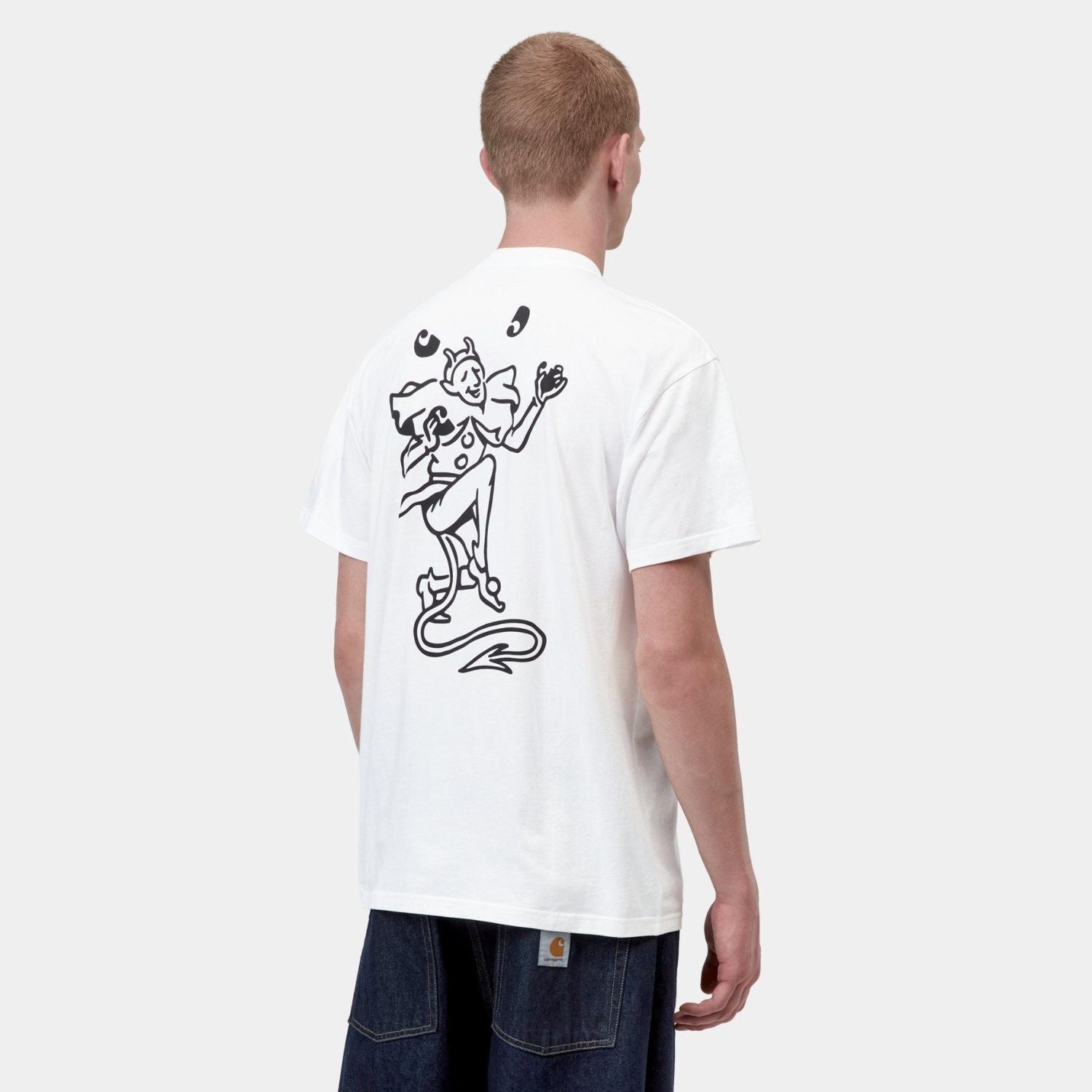 Carhartt WIP Playing Cards T-shirt Wit