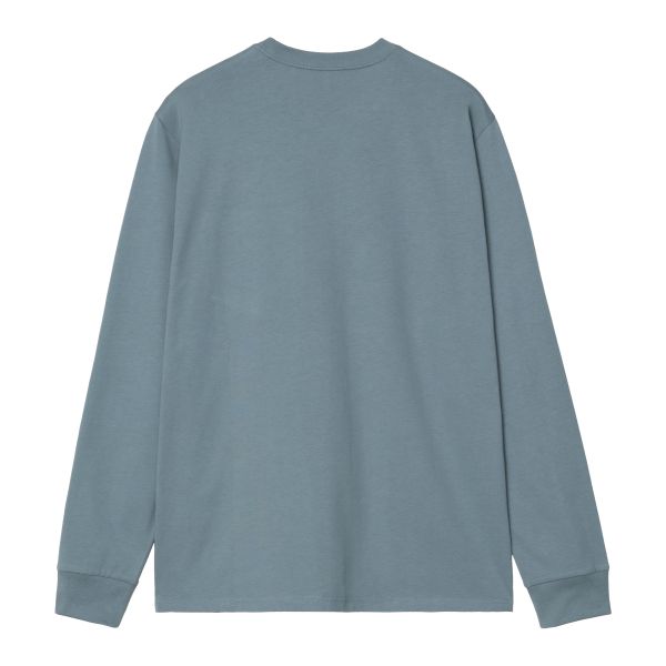Carhartt WIP Pocket Longsleeve T-shirt Blauw