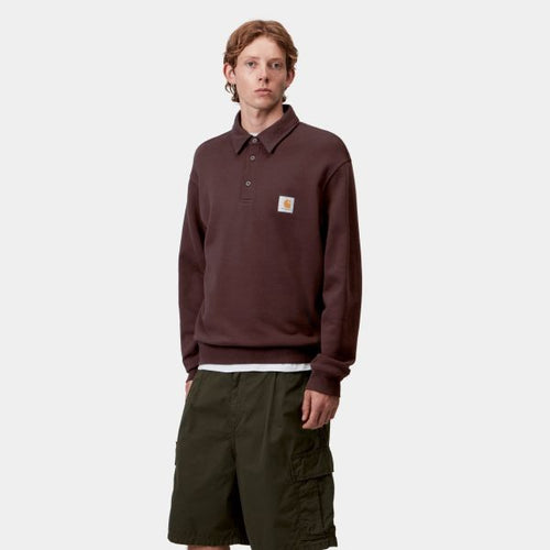 Carhartt WIP Polo Sweater Bruin