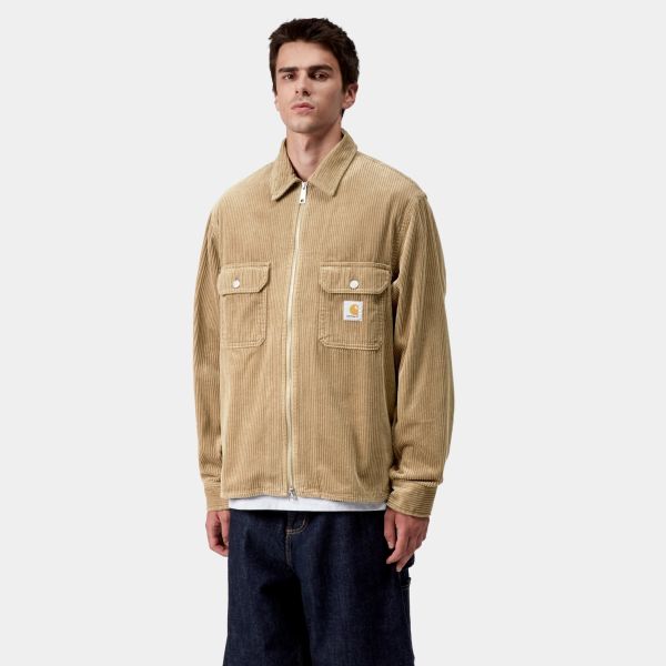 Carhartt WIP Reynold Overshirt Beige