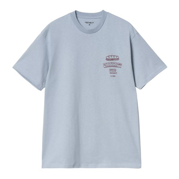 Carhartt WIP Sandwich T-shirt Licht Blauw