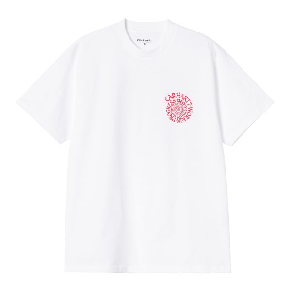 Carhartt WIP Spirals T-shirt Wit